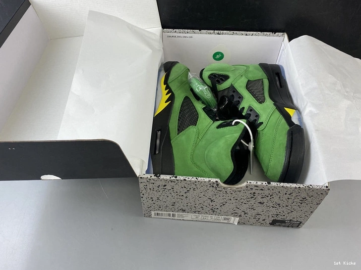 Jordan Air 5 “Oregon” CK6631-307  0105